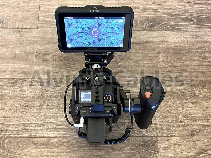 Alvin's Cables Z CAM E2 Flagship Rotatable Right Angle 2 Pin to Straight Lock DC Power Cable for Atomos Ninja V OSEE G7 Monitor Adjustable 90 Degrees 2 Pin Cord for Z CAM E2-S6 E2-F6 E2-F8 - Image 5